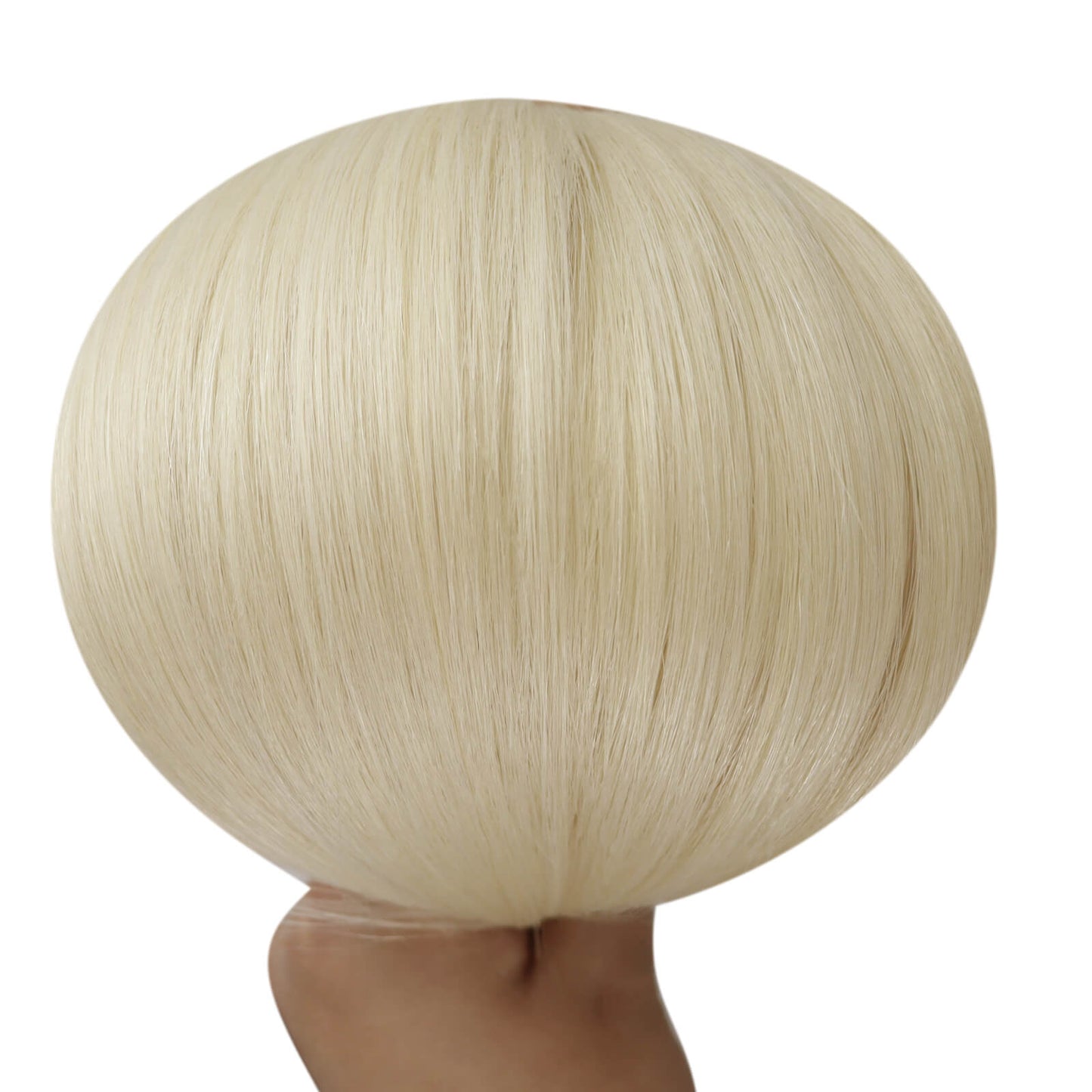 Human Hair Bundles Virgin Invisible Genius Weft Hair Extensions White Blonde (#1000)