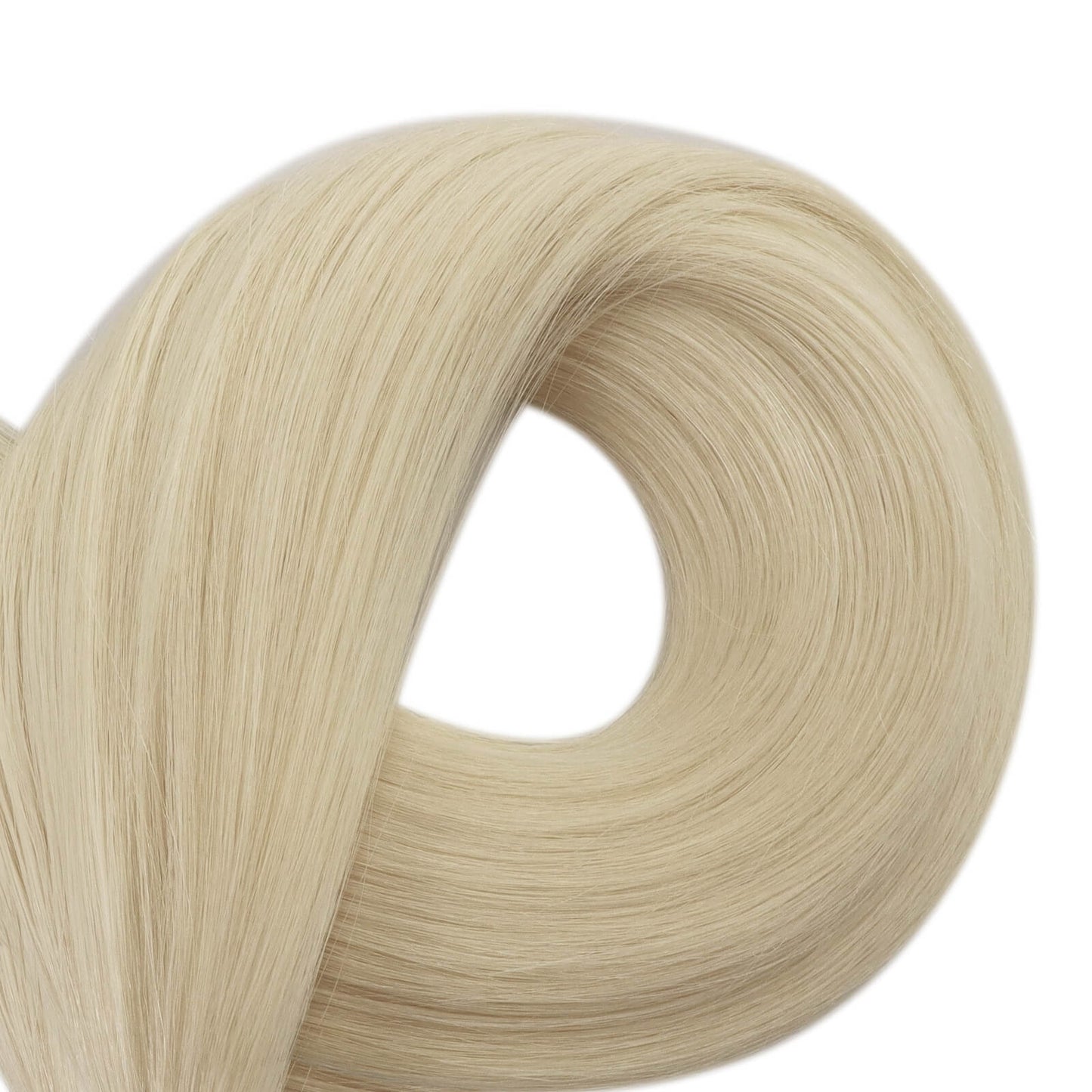 Human Hair Bundles Virgin Invisible Genius Weft Hair Extensions White Blonde (#1000)