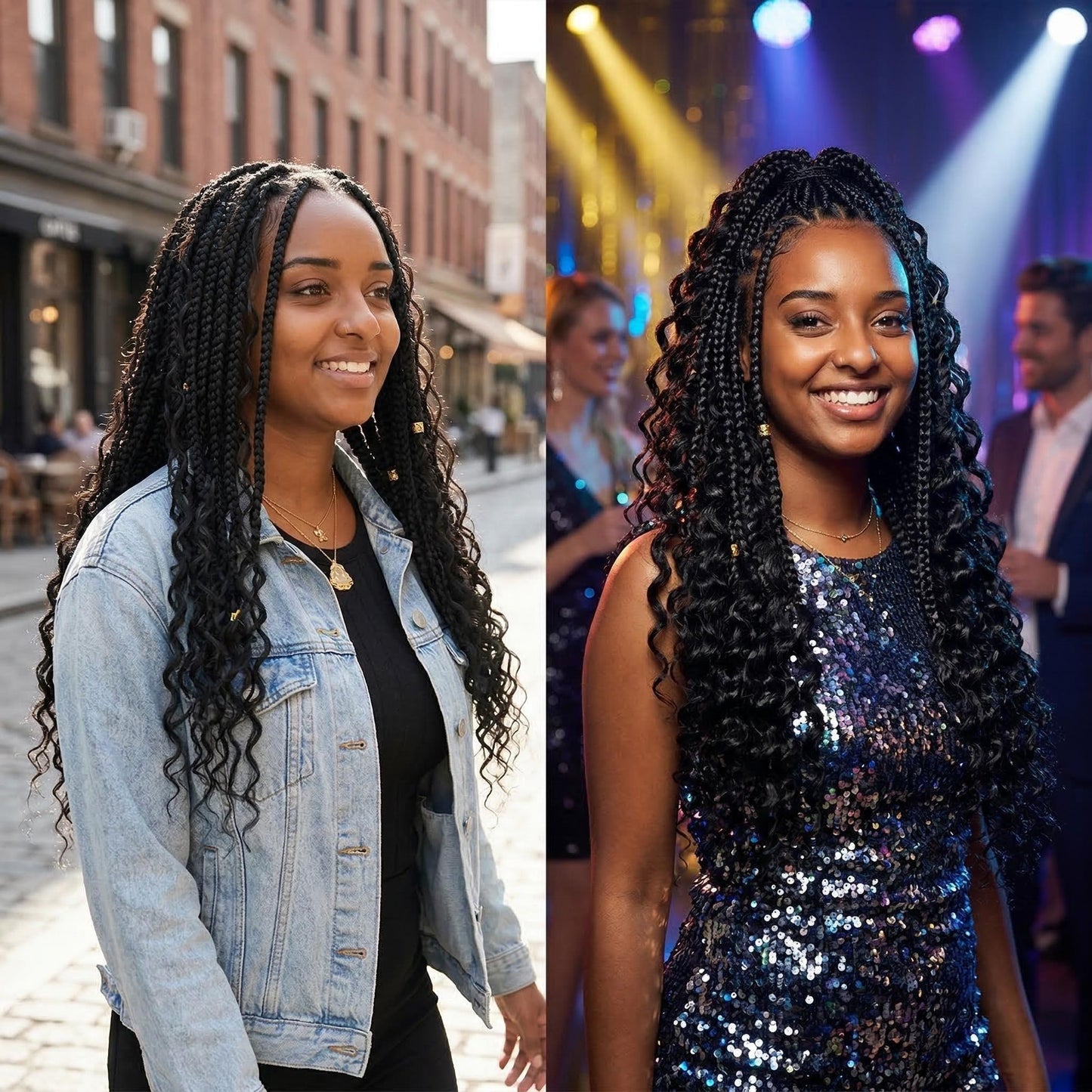 Bulk Hair For Braiding Deep Wave Human Hair
