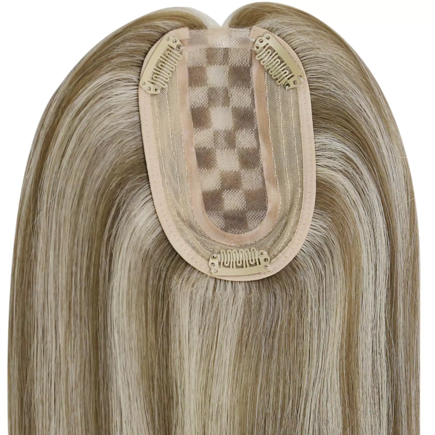 Virgin Topper for Thinning Hair Highlight Color #8P60