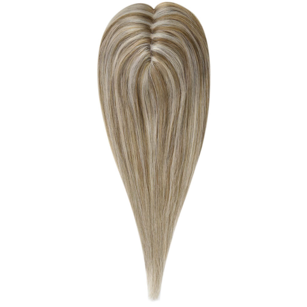 3*5inch Hair Toppers For Women Highlight Brown Mixed Blonde (#8P/60)