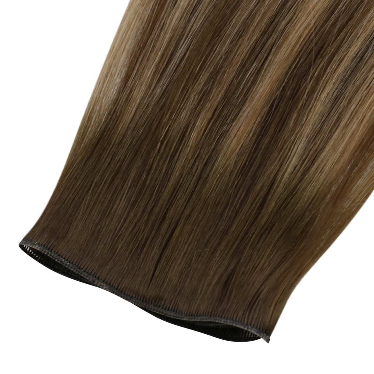 Invisible Genius Weft Brazilian Human Hair Virgin Bundles Balayage Brown Hair(#4/27/4)