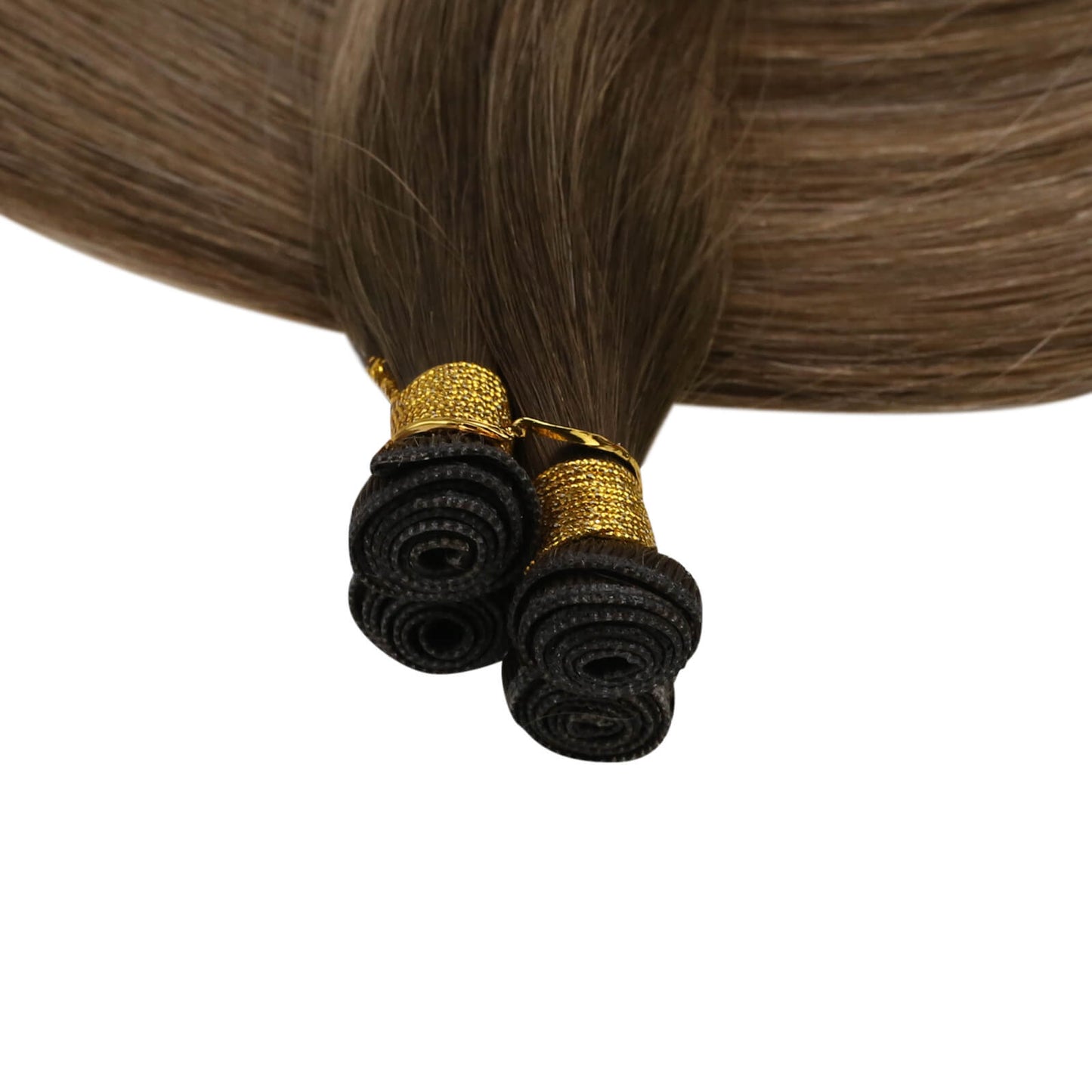 Invisible Genius Weft Brazilian Human Hair Virgin Bundles Balayage Brown Hair(#4/27/4)