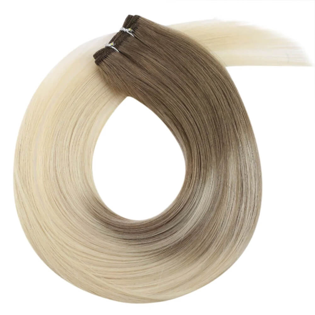 Virgin Bundles Sew In Human Hair Weft Highlight Hair Extensions (#BA8/60)