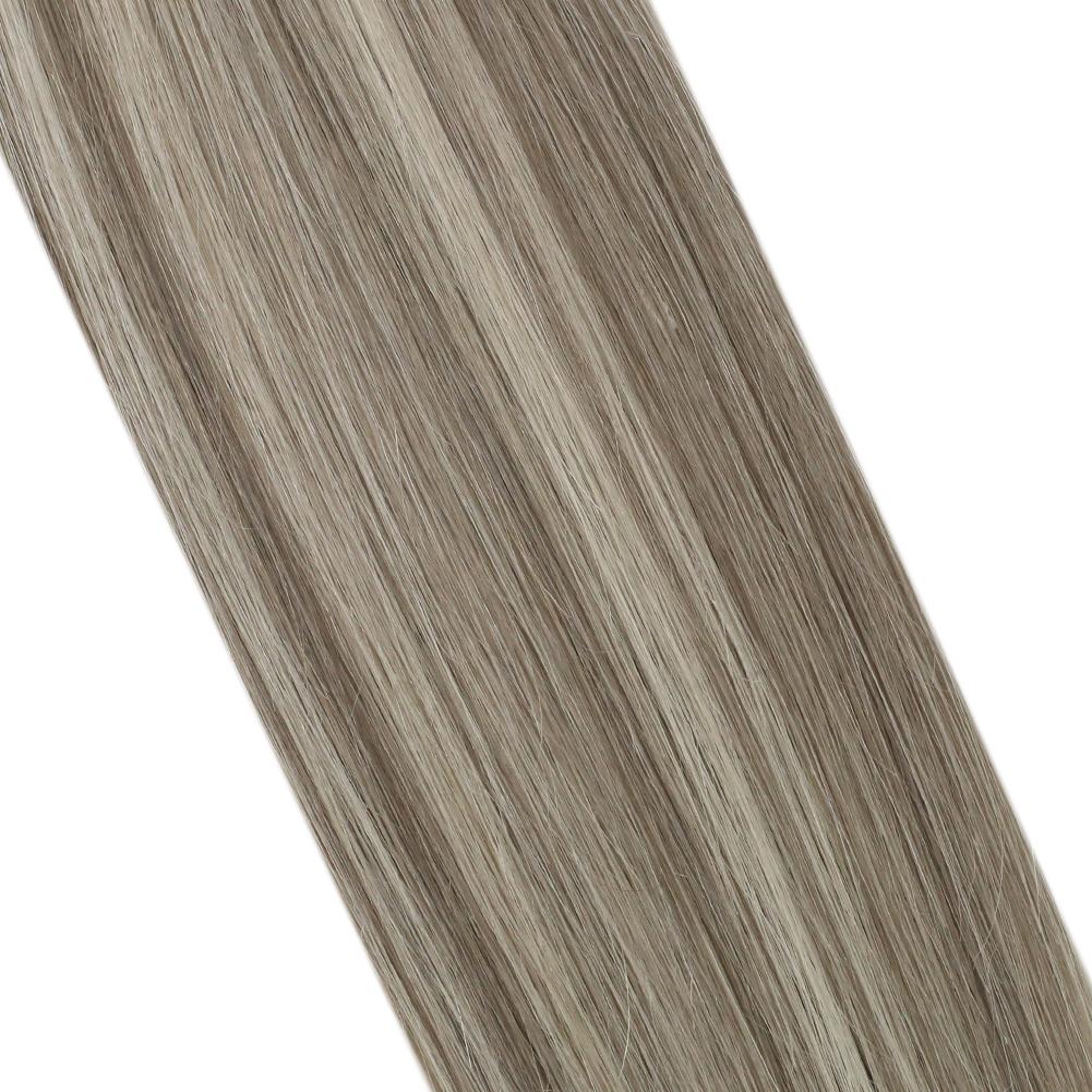 Virgin Real Human Hair Sew In Hand Tied Weft Blonde Highlights (#19AP60)