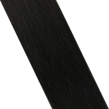 Virgin Best Hair Hand Tied Weft Real Human Hair Off Black (#1B)