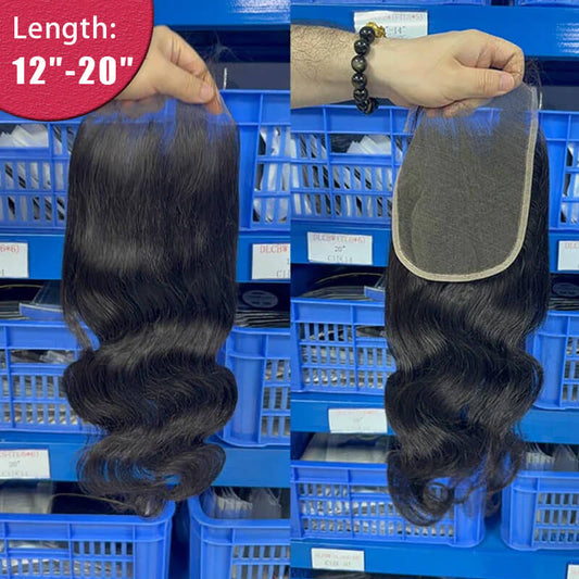 6x6 Body Wave Virgin Hair HD Lace Closure Natural Black