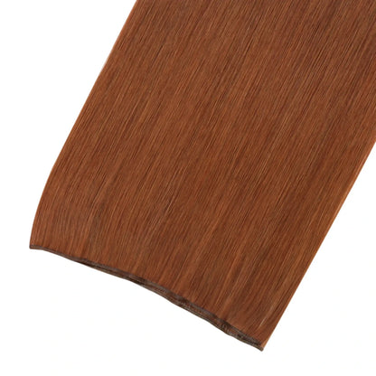 [New]Virgin Invisible Genius Weft Hair Extensions Human Hair Bundles Copper Color (#33)