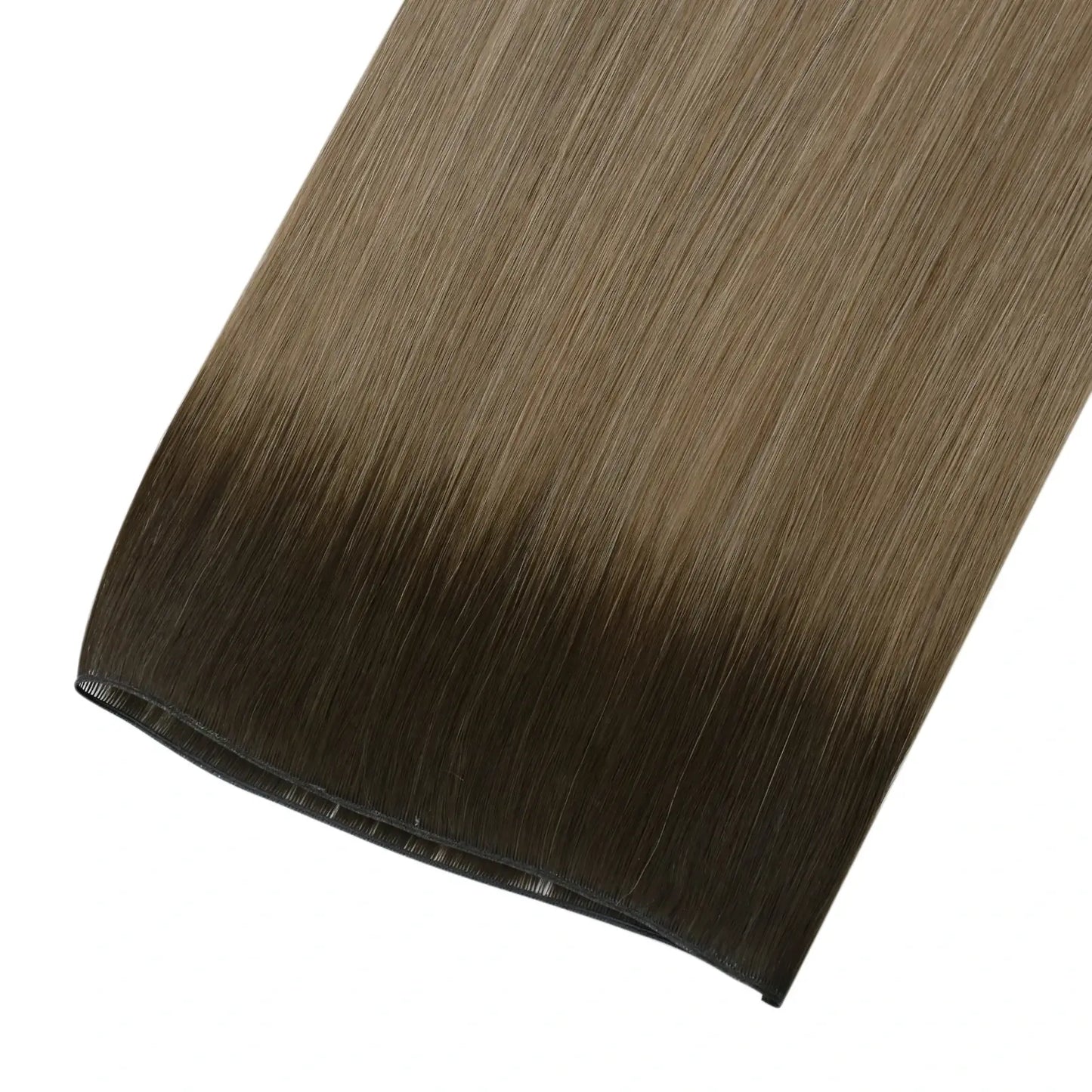 [New] Virgin Invisible Genius Weft Brazilian Human Hair Bundles Brown (#R2/DXB/18)