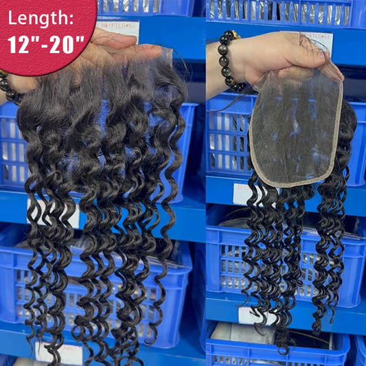 6x6 Deep Wave Virgin Hair Breathable HD Lace Closure