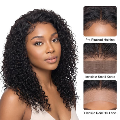 13x4 13x6 Deep Wave Free Part HD Lace Frontal - 100% Virgin Hair