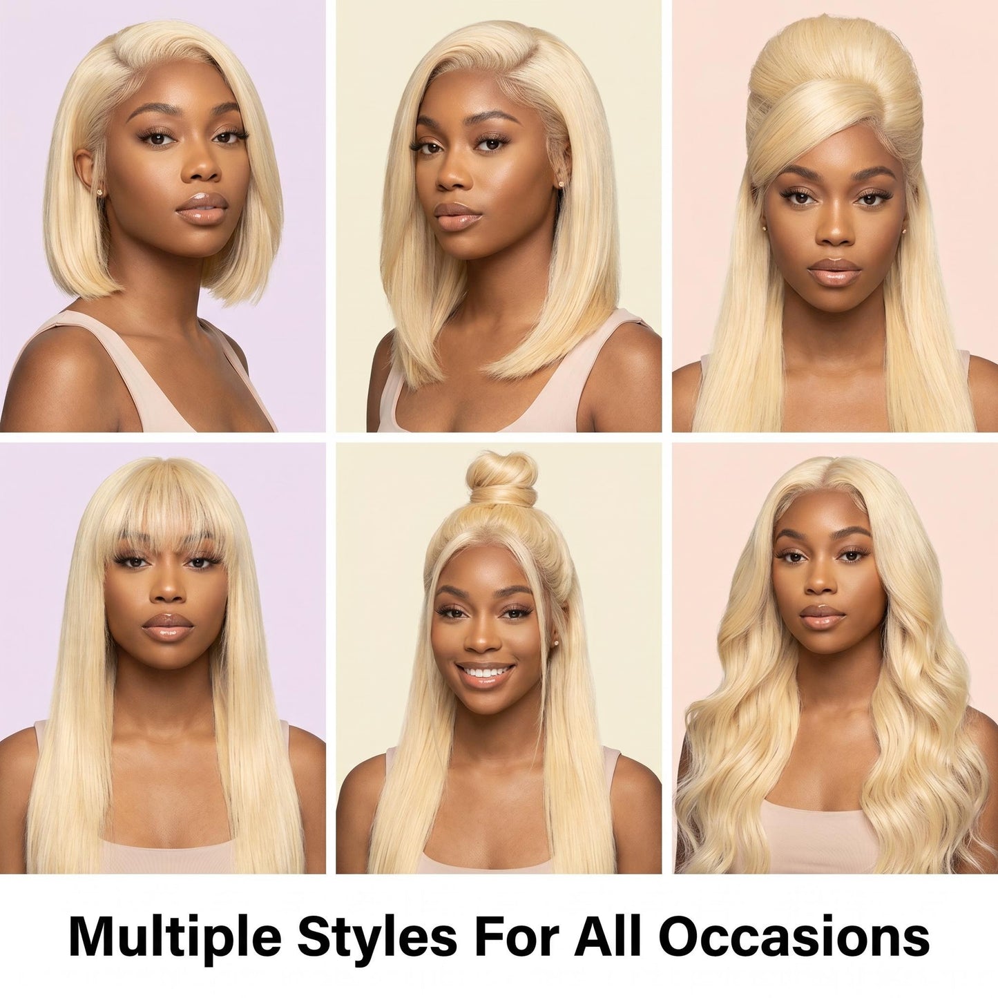 #613 Blonde 100% Virgin Hair 10-26inch Straight Premium Bundle