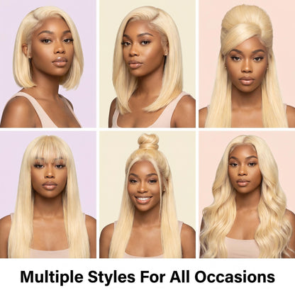 #613 Blonde 100% Virgin Hair 10-26inch Straight Premium Bundle