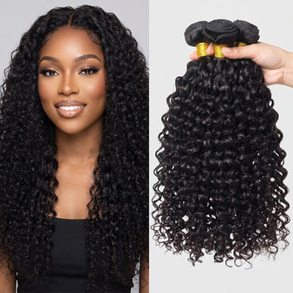 Deep Wave Premium Virgin Hair Full Ends Bundle
