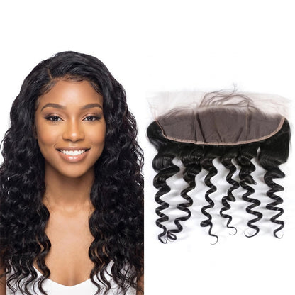 13x4&13x6 Natural Wave Virgin Hair HD Frontal - Free part