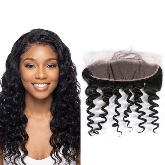 13x4&13x6 Natural Wave Virgin Hair HD Frontal - Free part