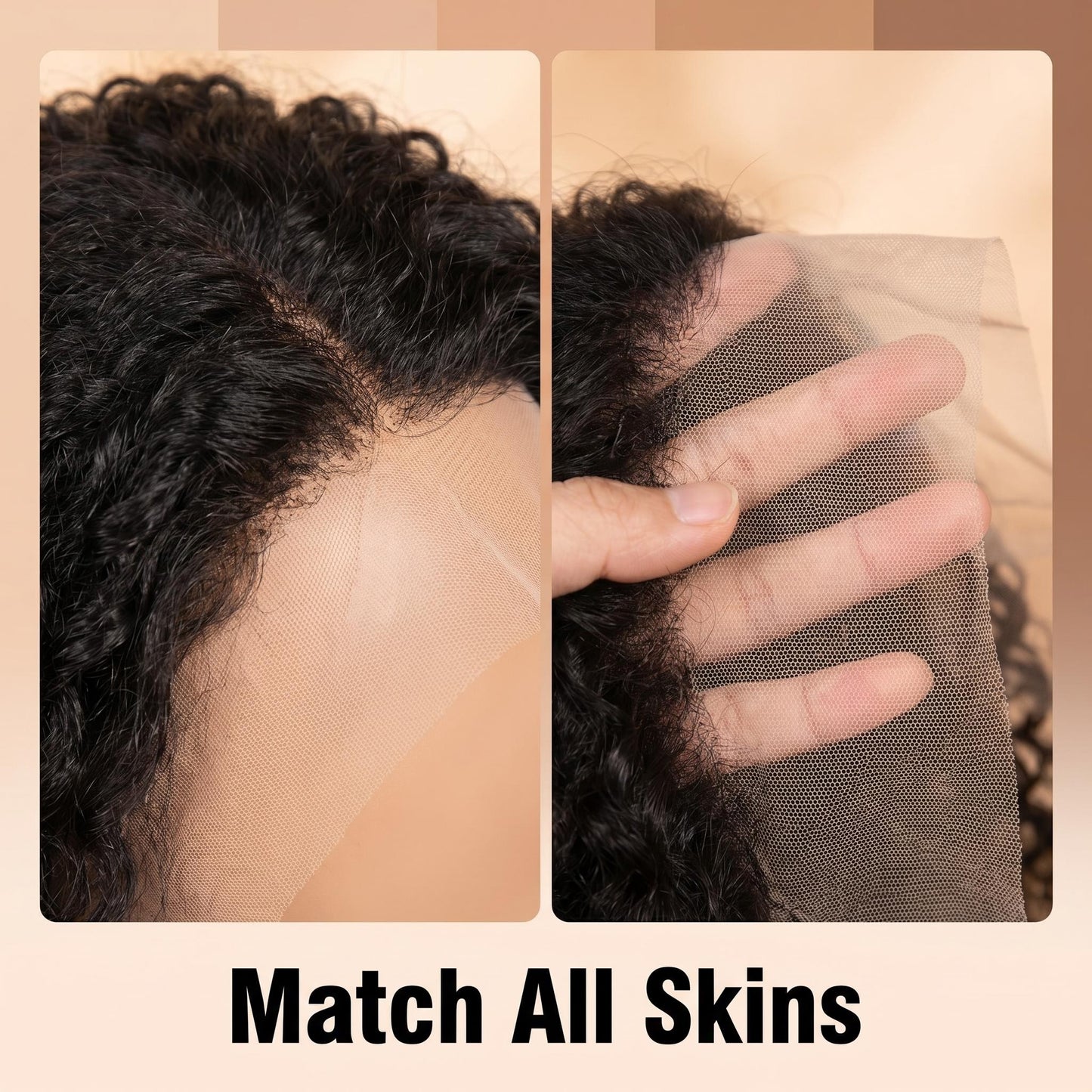 13x4 13x6 Deep Wave Free Part HD Lace Frontal - 100% Virgin Hair