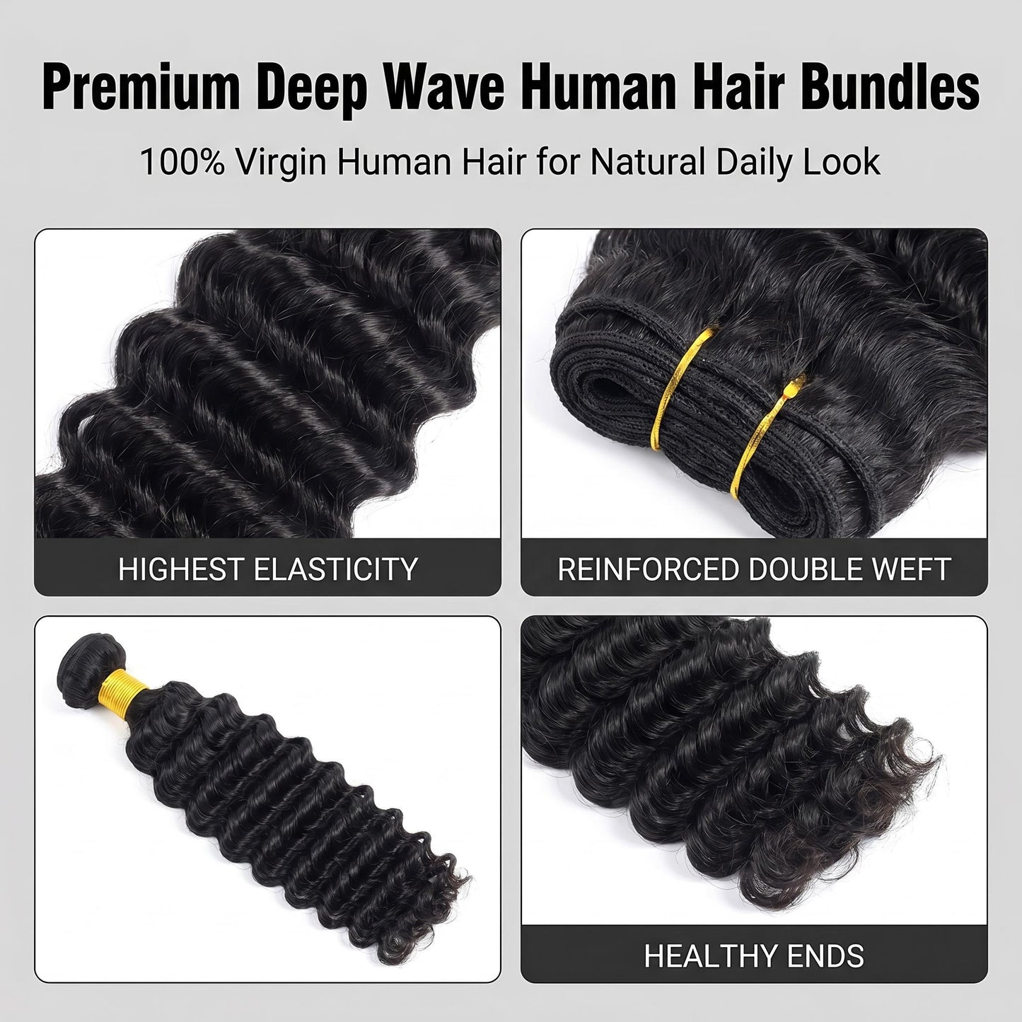 Vana 12A Grade Natural Wave Premium Virgin Hair Bundle 10-26 Inch