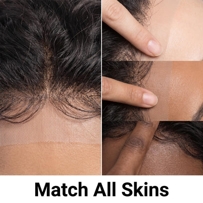 13x4&13x6 Natural Wave Virgin Hair HD Frontal - Free part