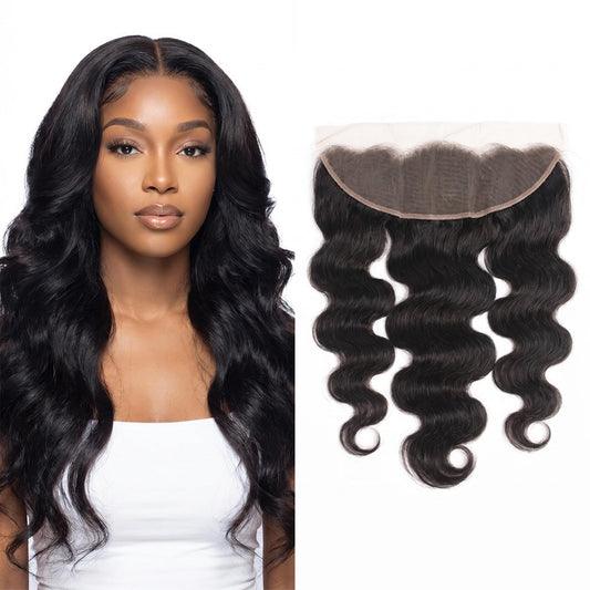 13x6/13X4 Body Wave 12A Virgin Human Hair Real HD Lace Frontal