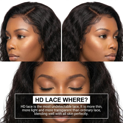 4x4 5x5 6x6 HD Natural Wave Lace Closure Virgin Hair Natural Color