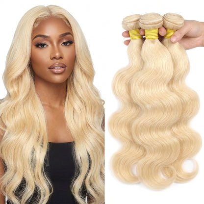 #613 Blonde Body Wave Virgin Hair Bundle Tangle-Free