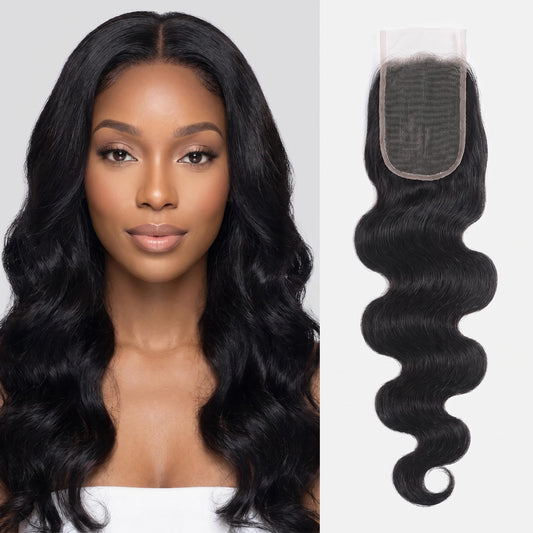 2x6 HD Body Wave Virgin Hair Free Deep Part Lace Closure