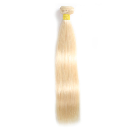 #613 Blonde 100% Virgin Hair 10-26inch Straight Premium Bundle