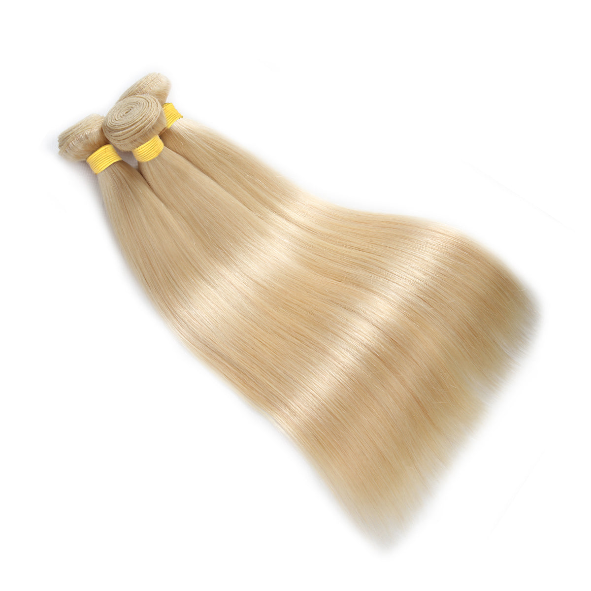 #613 Blonde 100% Virgin Hair 10-26inch Straight Premium Bundle