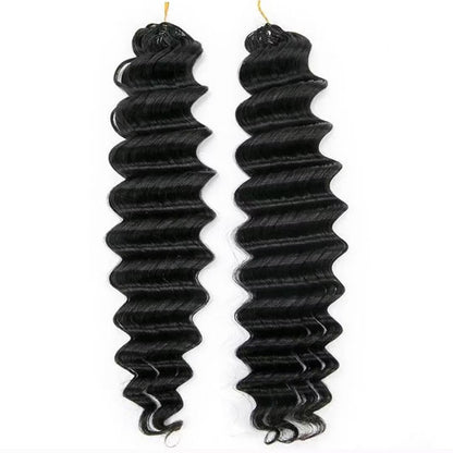 Deep Wave Crochet Human Hair for Boho Braids Extension