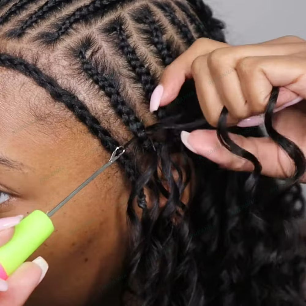 Deep Wave Crochet Human Hair for Boho Braids Extension