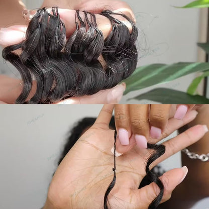 Deep Wave Crochet Human Hair for Boho Braids Extension