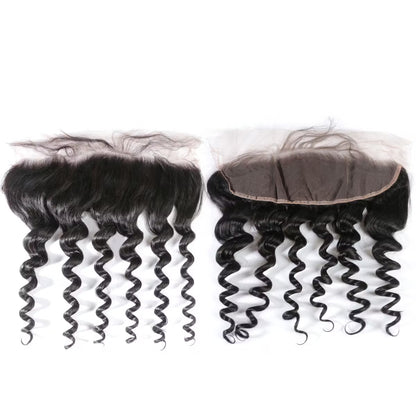 13x4&13x6 Natural Wave Virgin Hair HD Frontal - Free part
