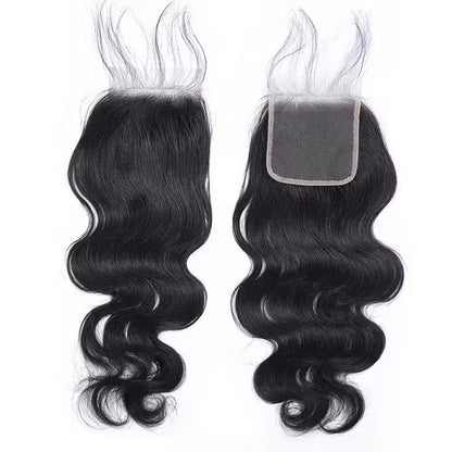 4x4 5x5 6x6 HD Body Wave Virgin Hair Lace Closure 12-20 Inch