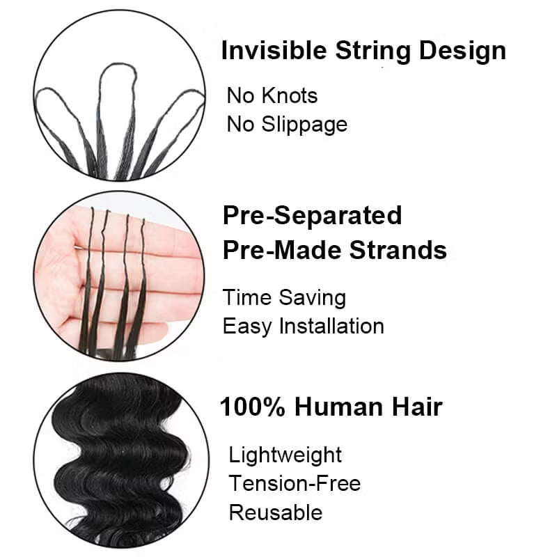 Body Wave Crochet Hair Extension for Protective Styles
