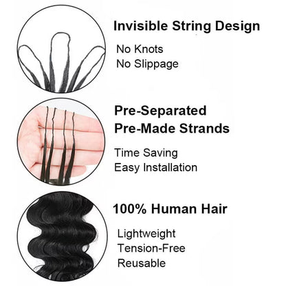 Body Wave Crochet Hair Extension for Protective Styles