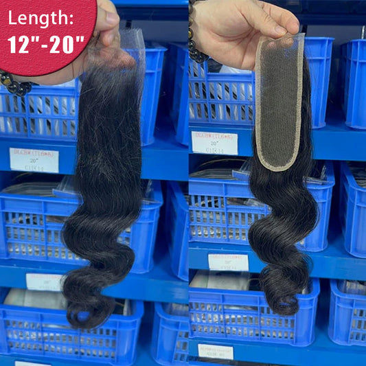 2x6 HD Body Wave Virgin Hair Free Deep Part Lace Closure
