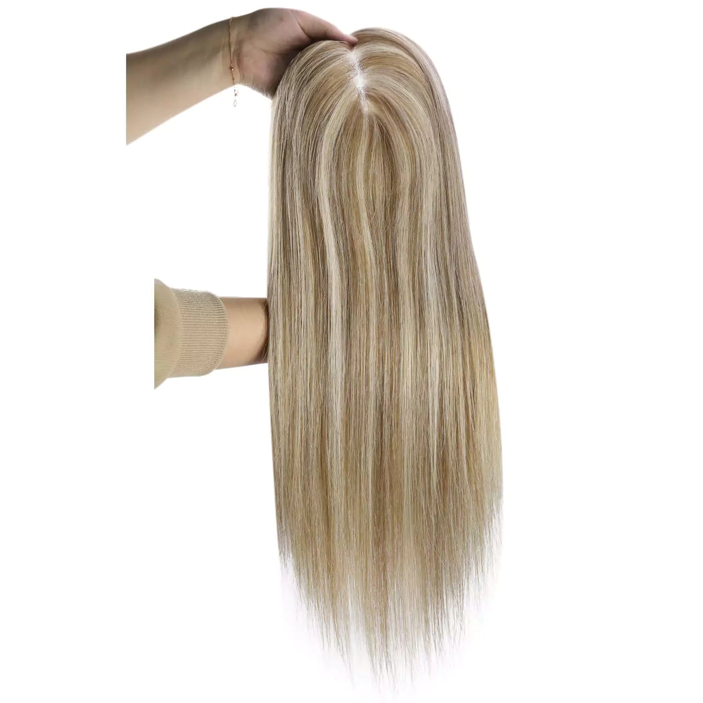 Hair Topper Virgin Natural Hair Topper Highlight Color #P8/60