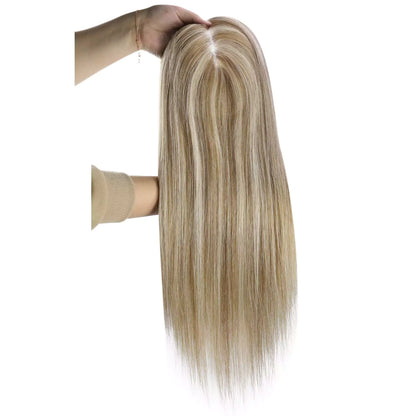 Hair Topper Virgin Natural Hair Topper Highlight Color #P8/60