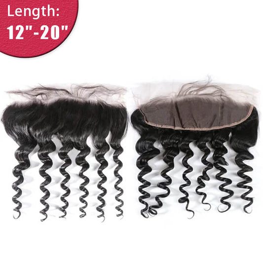 13x4 Natural Wave Virgin Hair HD Frontal - Free part