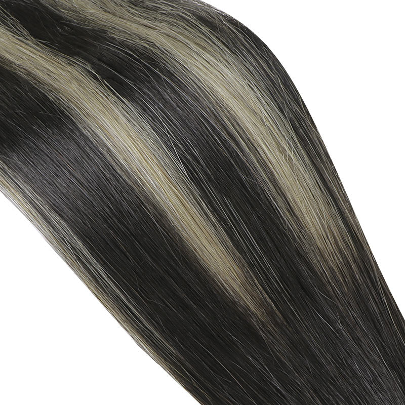 BLACK TO LIGHT BLONDE BALAYAGE (1B/16/1B) TAPE IN