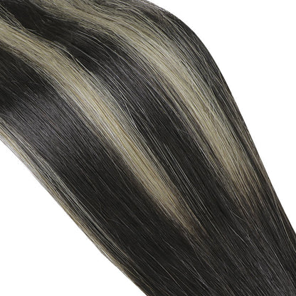 BLACK TO LIGHT BLONDE BALAYAGE (1B/16/1B) TAPE IN