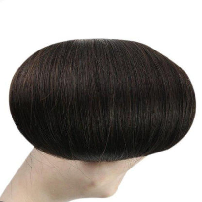 Virgin Sew In Weft Hand Tied Human Hair Weft Darkest Brown (#2)