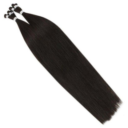 Virgin Sew In Weft Hand Tied Human Hair Weft Darkest Brown (#2)