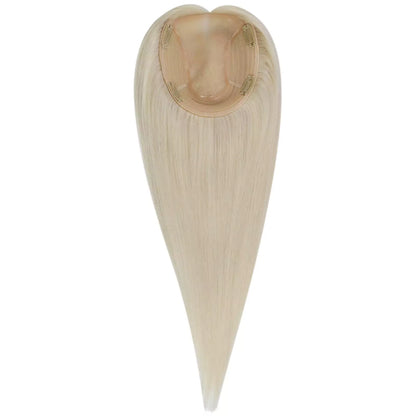 Virgin Hair Topper 6*7 inch Base Size Blonde Hair Topper #60