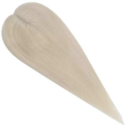 Virgin Hair Topper 6*7 inch Base Size Blonde Hair Topper #60