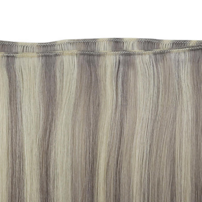 [US]Sew In Machine Weft Human Hair Virgin Bundles Highlight Blonde (#P19A/60)