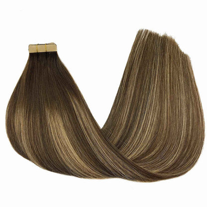 Tape in Hair Extensions-Dark Color