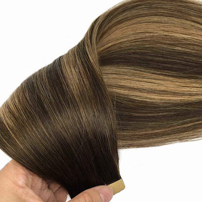 Tape in Hair Extensions-Dark Color