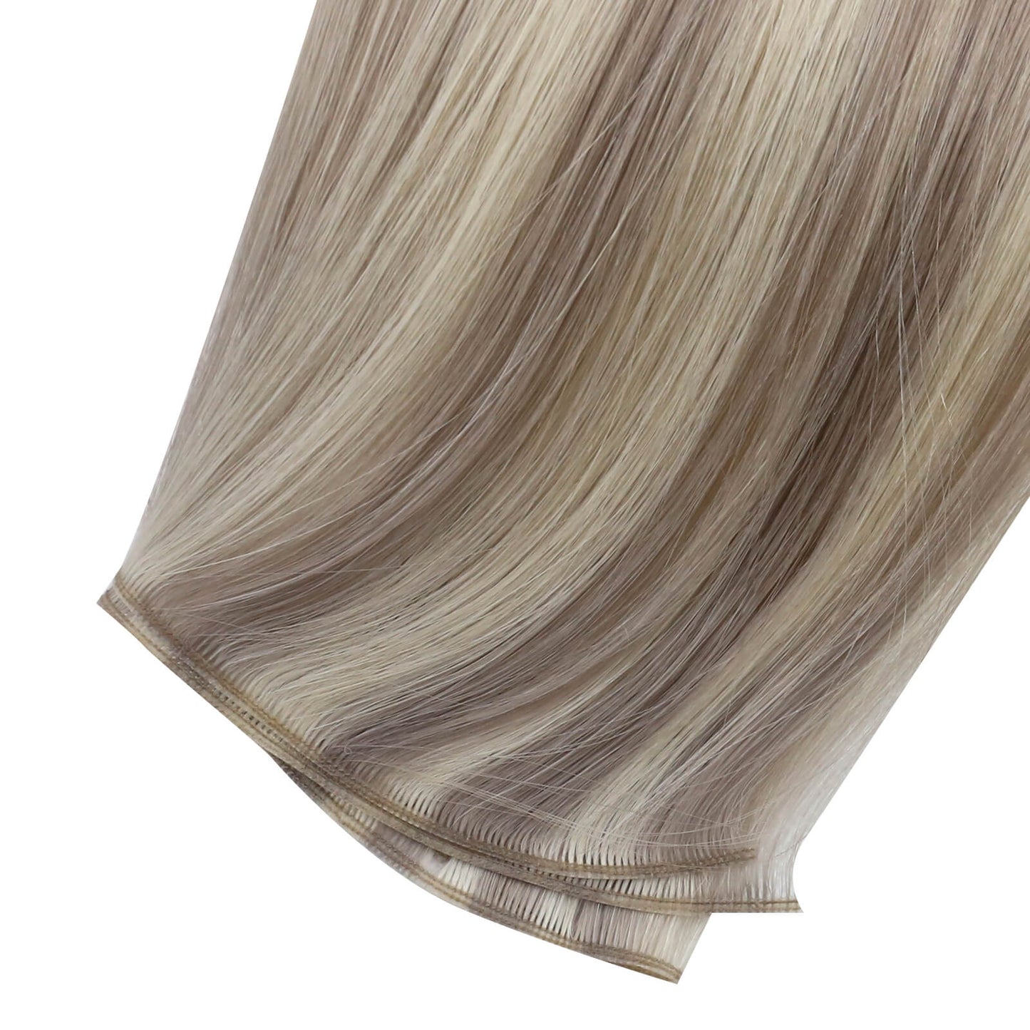 Virgin Invisible Genius Weft Highlight Blonde Human Hair Bundles  (#19P60)